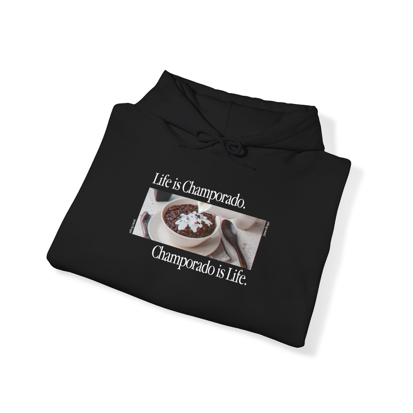 Champorado is Life Black Hoodie